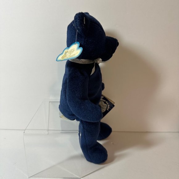 Vintage Holy Bears God Bless Our Police Stuffed Plush Blue 9" Teddy Bear w/Tags - Picture 6 of 9